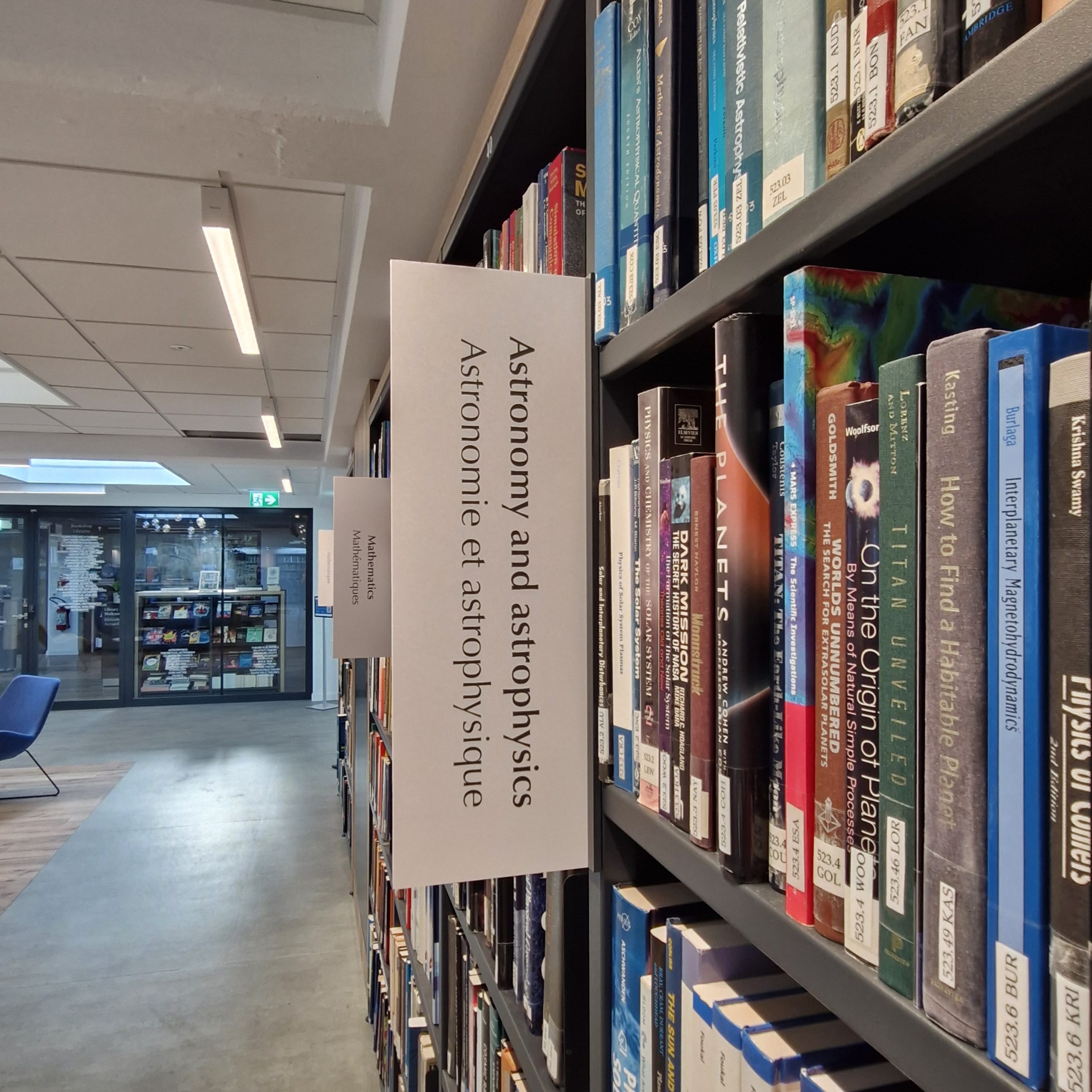 Library sign